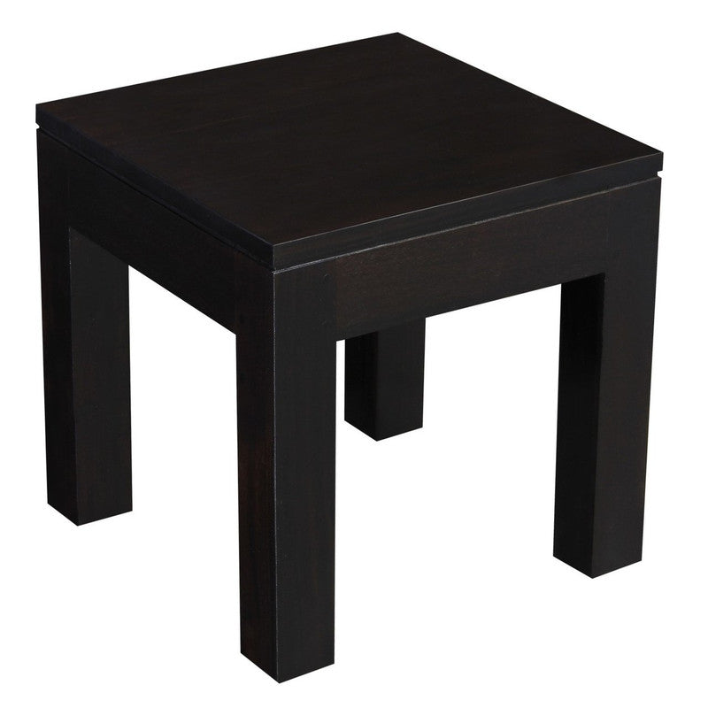 Amsterdam Solid Timber Lamp Table | Chocolate