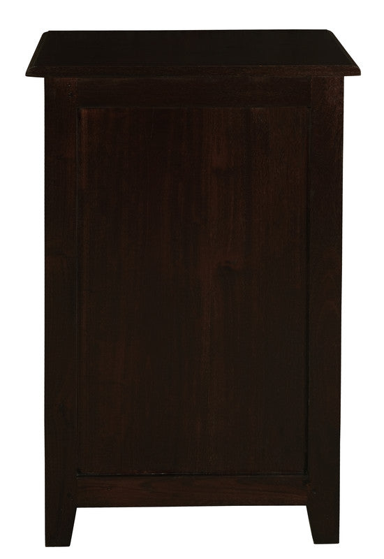 Tasmania 1 Drawer Solid Mahogany Timber Lamp Table | Chocolate