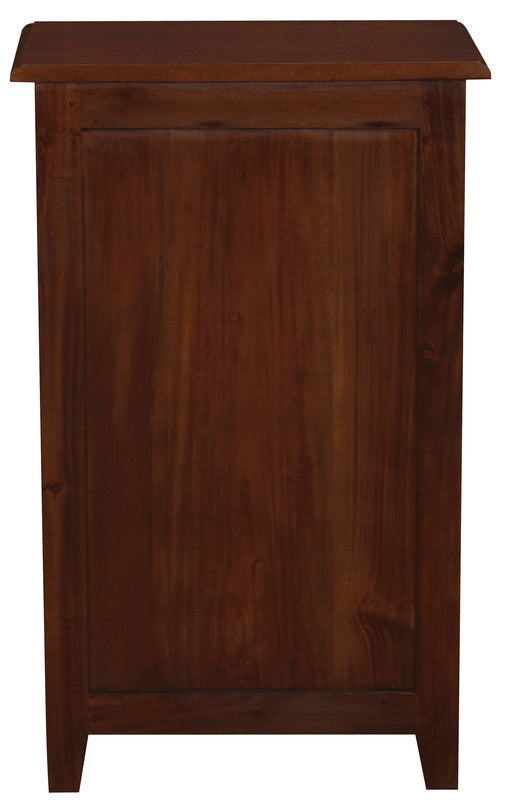 Tasmania 1 Drawer Solid Mahogany Timber Lamp Table | Mahogany