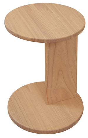 Brentwood Round Solid Timber Lamp Table | Natural