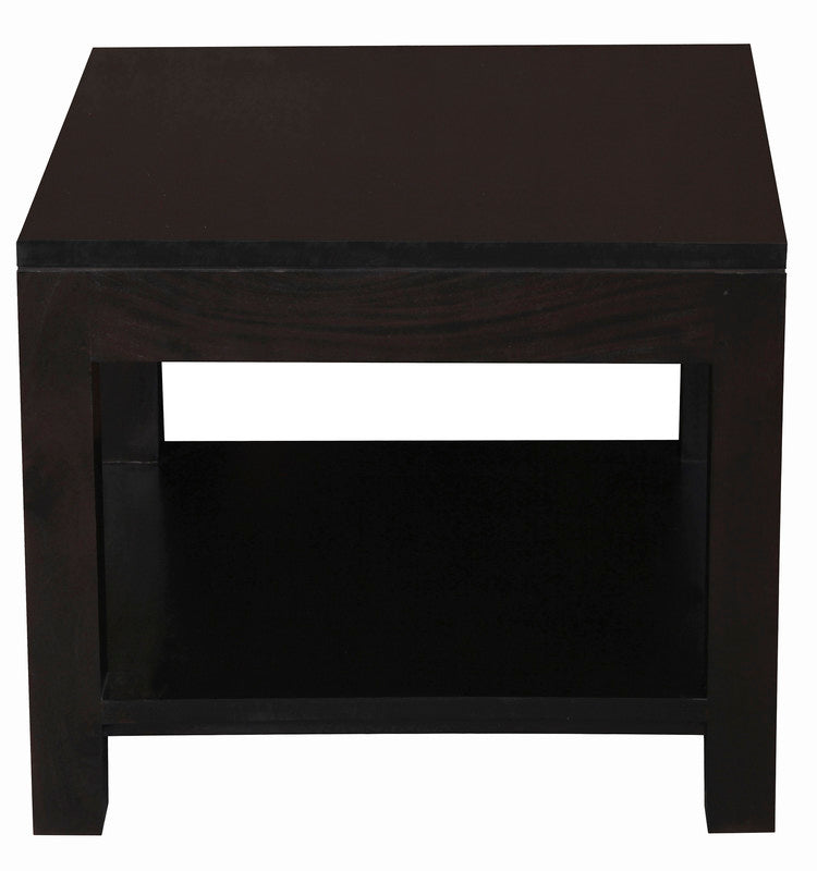 Amsterdam Solid Mahogany Timber Lamp Table | 60 x 60 cm | Chocolate