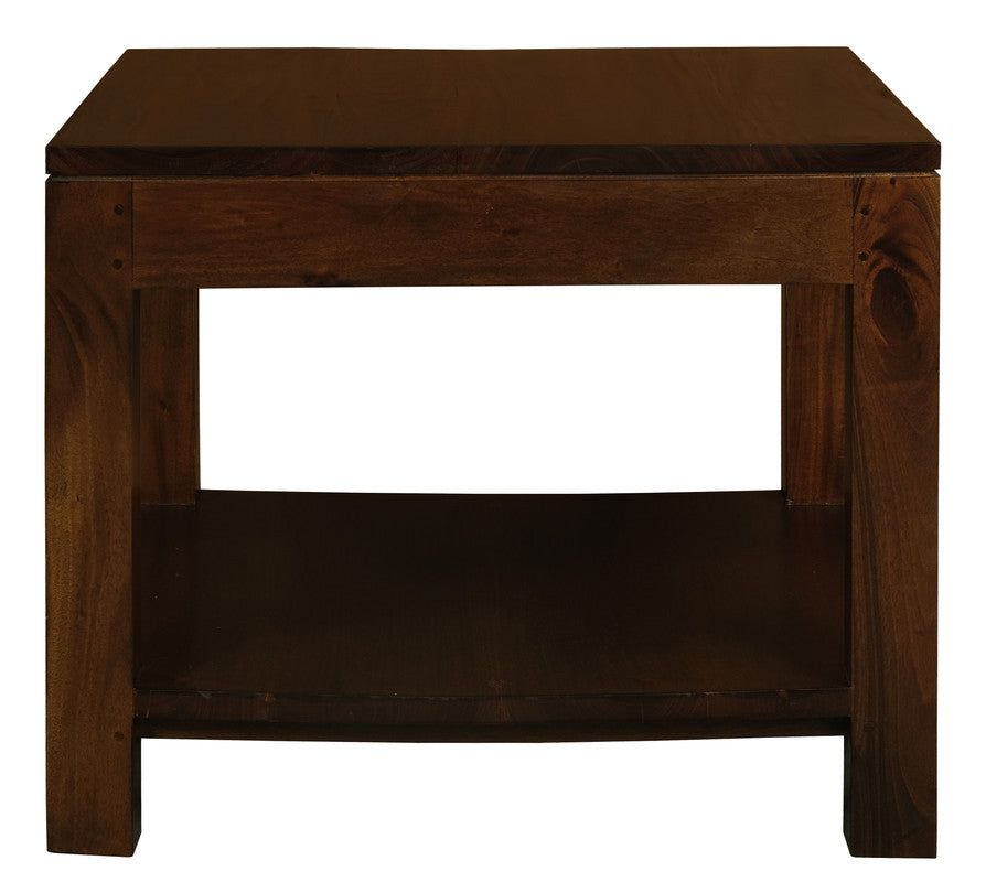 Amsterdam Solid Mahogany Timber Lamp Table | 60 x 60 cm | Mahogany