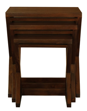 Manhattan Nest of Tables | Set of 3 | Mahogany