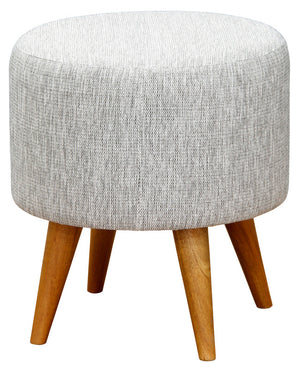 Manhattan Round Ottoman | Dark Grey