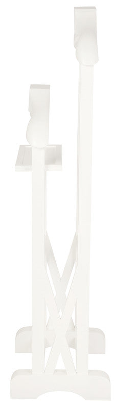 Ezra Double Valet | White