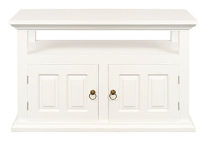 Tasmania 2 Door TV Stand | White