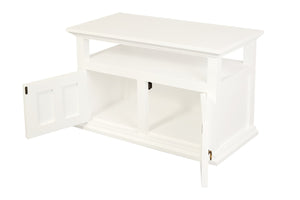 Tasmania 2 Door TV Stand | White