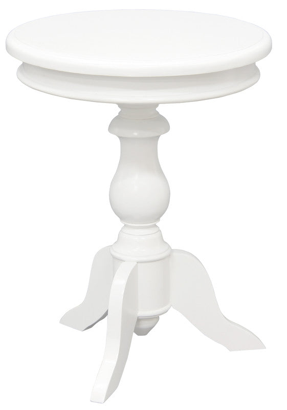 Milano Round Wine Table | White