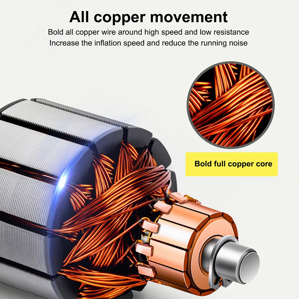 12V 150PSI Car Air Compressor | Portable Tyre Deflator Inflator Pump | 4WD Car Truck