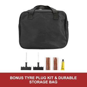 12V 150PSI Car Air Compressor | Portable Tyre Deflator Inflator Pump | 4WD Car Truck