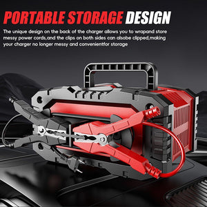 12V 20A/24V 10A Smart Car Battery Charger | For Lead Acid | LiFePo4 | AGM Moto Battery