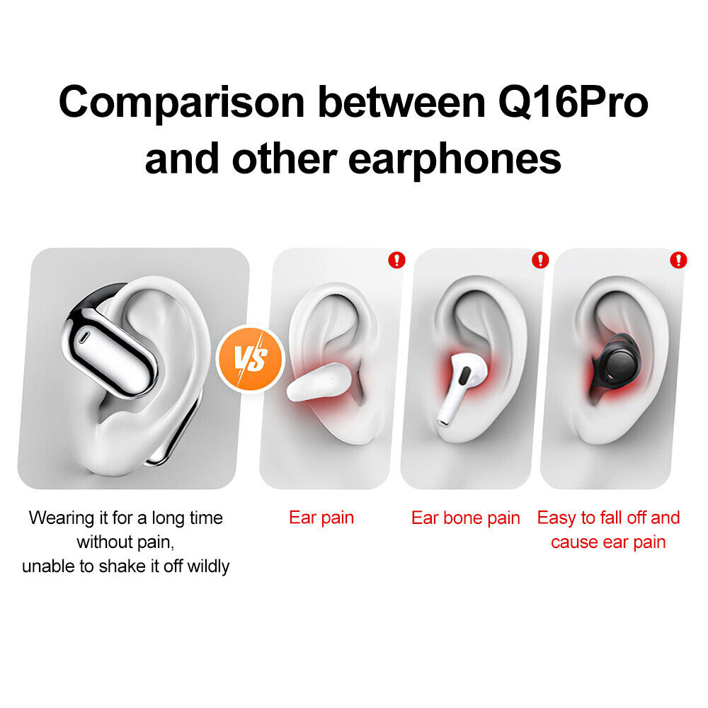 Erazer Over-Ear Earbuds XP2 | True Wireless Open Earphones | 5.4 | Comfort & Clarity