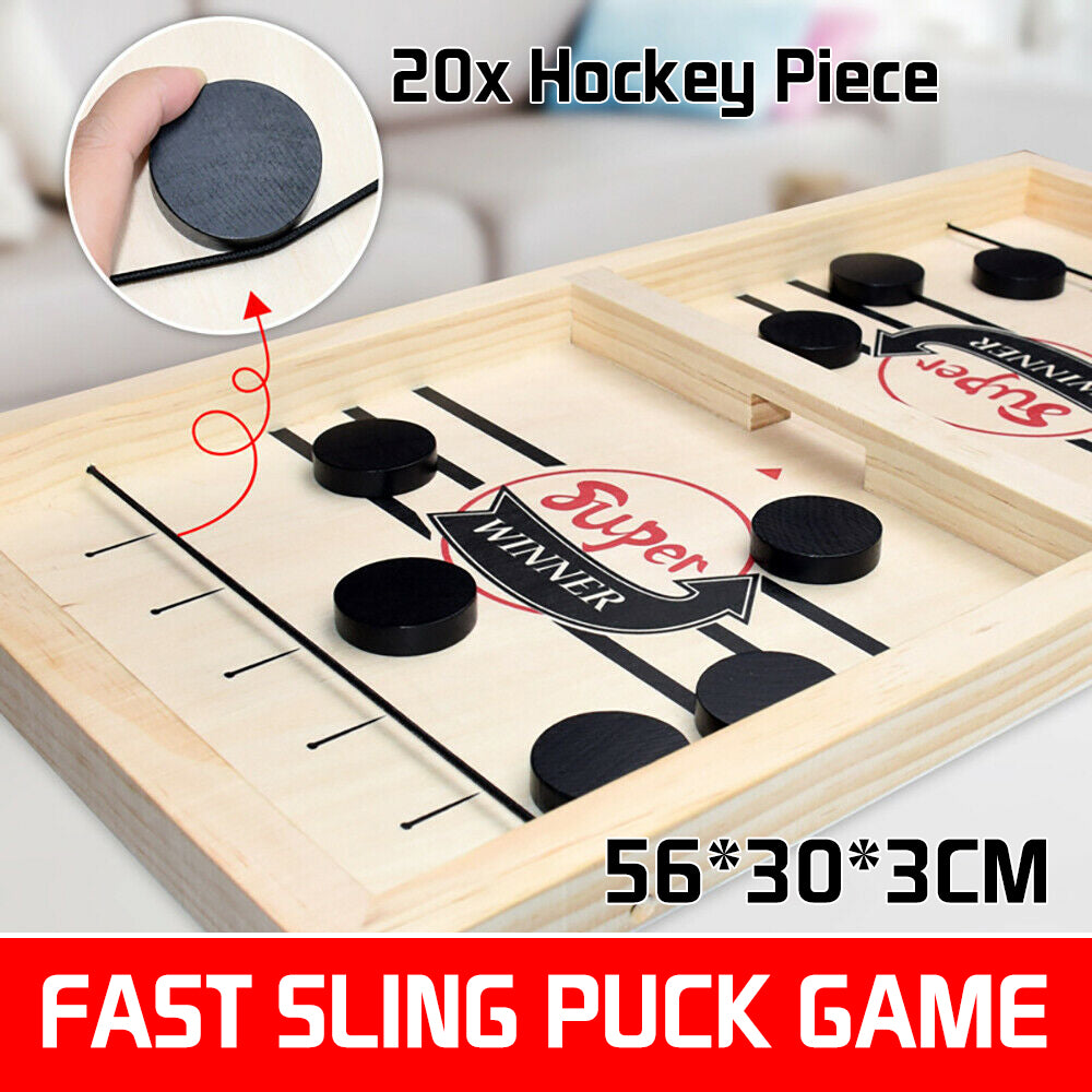 Fast Sling Puck Game | Paced SlingPuck | Winner Board Game | Family Party Toys | Chess Set
