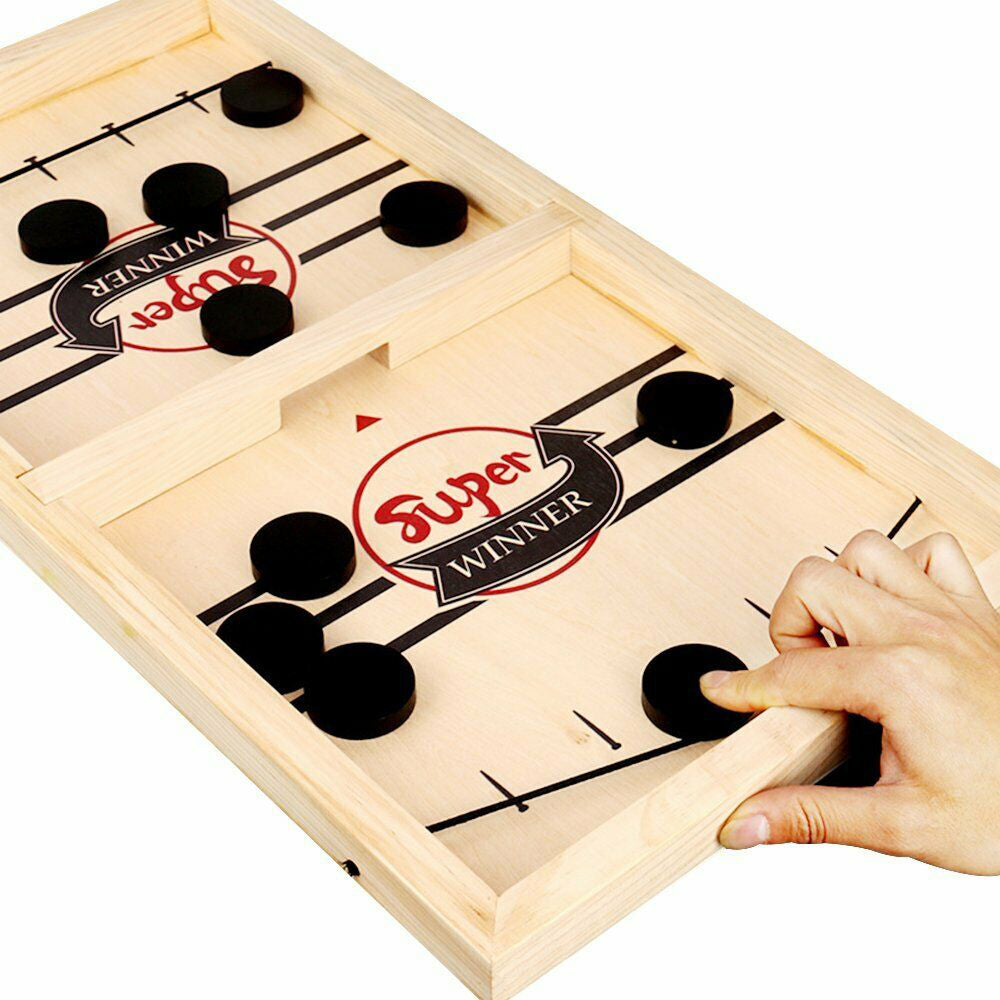 Fast Sling Puck Game | Paced SlingPuck | Winner Board Game | Family Party Toys | Chess Set