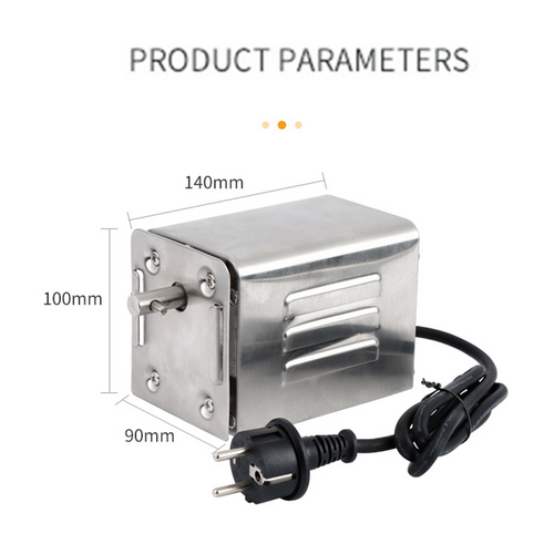 Electric BBQ Rotisserie Motor Spit | Stainless Steel BBQ Campfire Motor | AU Plug
