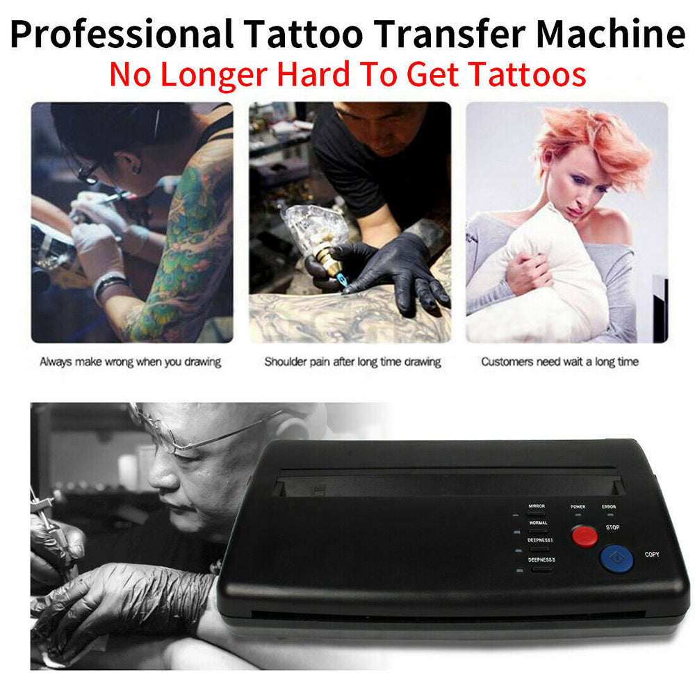 ABS Tattoo Transfer Copier Printer Machine | Thermal Stencil Paper Body Art Maker