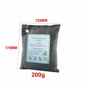 5PCS Air Purifying Bags | Activated Bamboo Charcoal Freshener | For Car Home Shoes | 200g