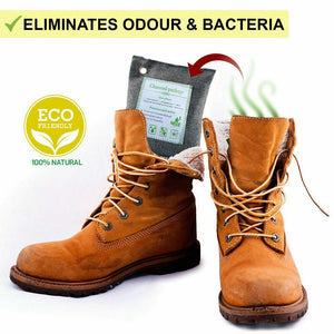 10PCS Air Purifying Bags | Activated Bamboo Charcoal Freshener | For Car Home Shoes | 200g