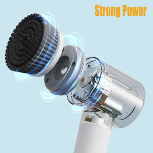 6in1 Electric Spin Scrubber | Cordless Rechargeable Cleaning Brush | 6 Head Kit