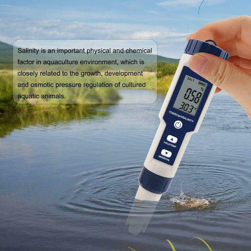 Set 7 In 1 and 5 in 1 PH Meter | TDS/EC/Salt/Temp Water Quality Monitor Tester Pen