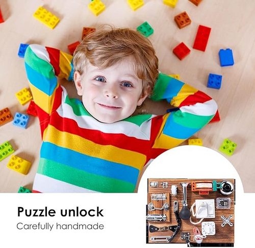 Sensory Toys Activity Board | Educational Learning Toys | Brain Games | Preschool | AU