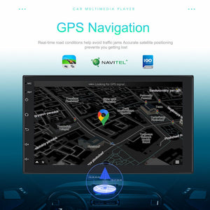 7 Inch Car Radio | 2 DIN | GPS | FM RDS WIFI | Rear Camera | For Android IOS CarPlay | AU