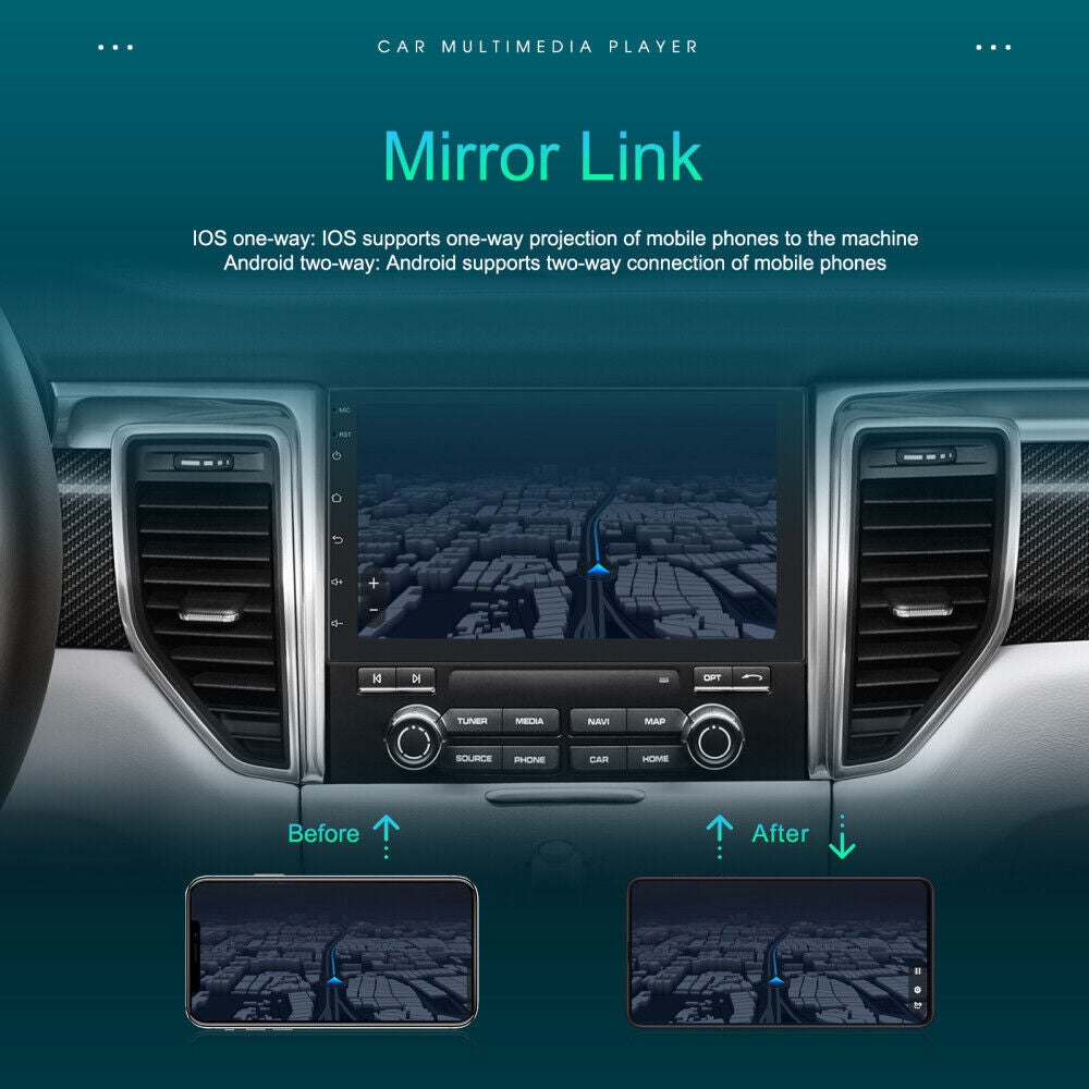 7 Inch Car Radio | 2 DIN | GPS | FM RDS WIFI | Rear Camera | For Android IOS CarPlay | AU