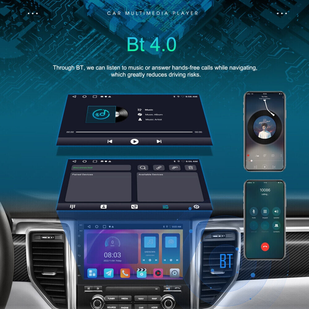 7 Inch Car Radio | 2 DIN | GPS | FM RDS WIFI | Rear Camera | For Android IOS CarPlay | AU