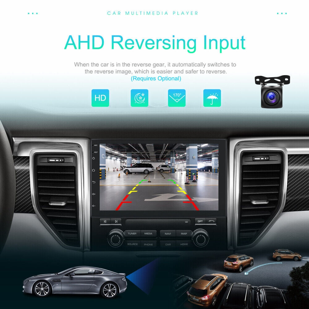 7 Inch Car Radio | 2 DIN | GPS | FM RDS WIFI | Rear Camera | For Android IOS CarPlay | AU