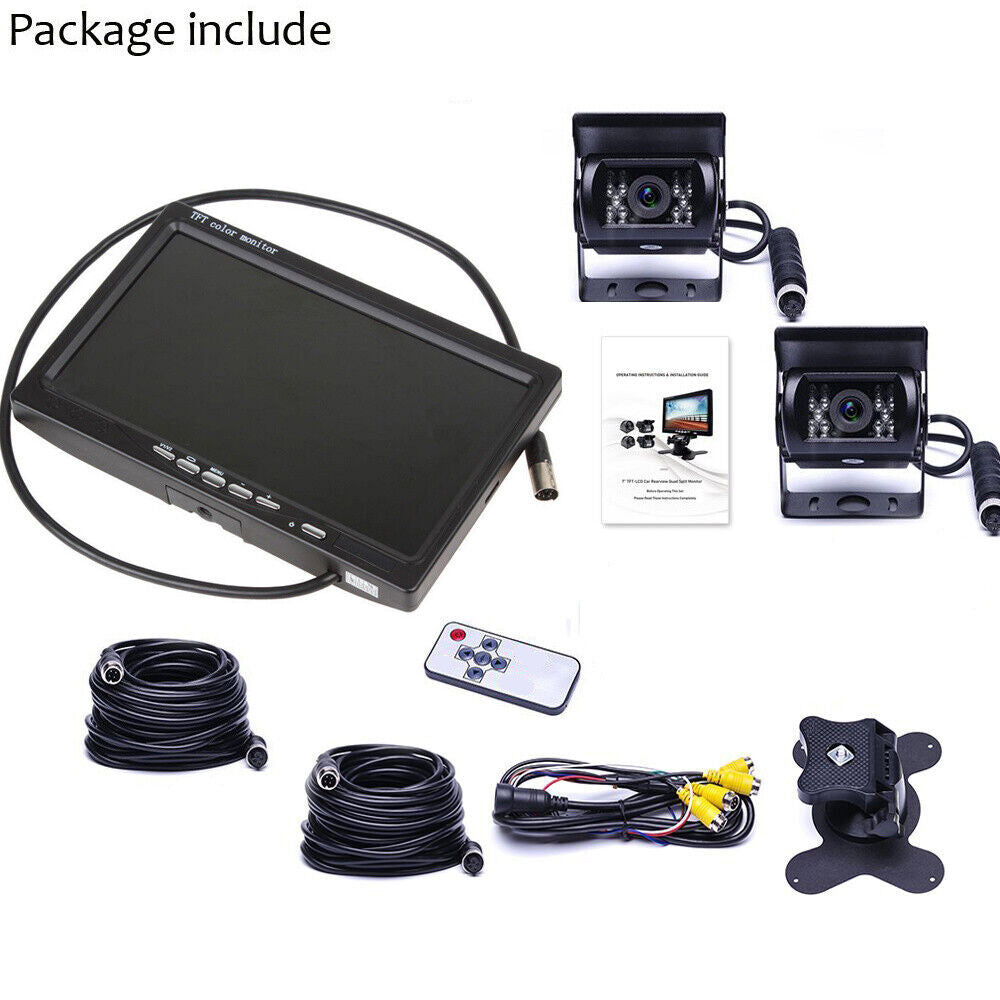 7" Waterproof Monitor Reversing Kit | For Truck | Caravan
