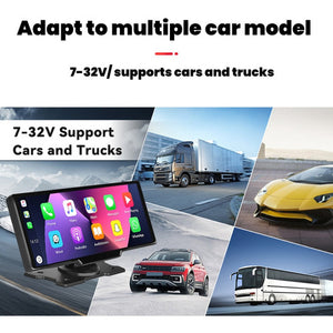 10.26" 4K Car Camera | Carplay | Android | GPS Navigation | Dashboard Video Recorder