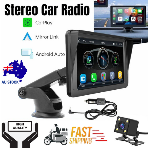 7" Wireless CarPlay Stereo | Android Auto | Touch Screen | Car Radio | AU Version