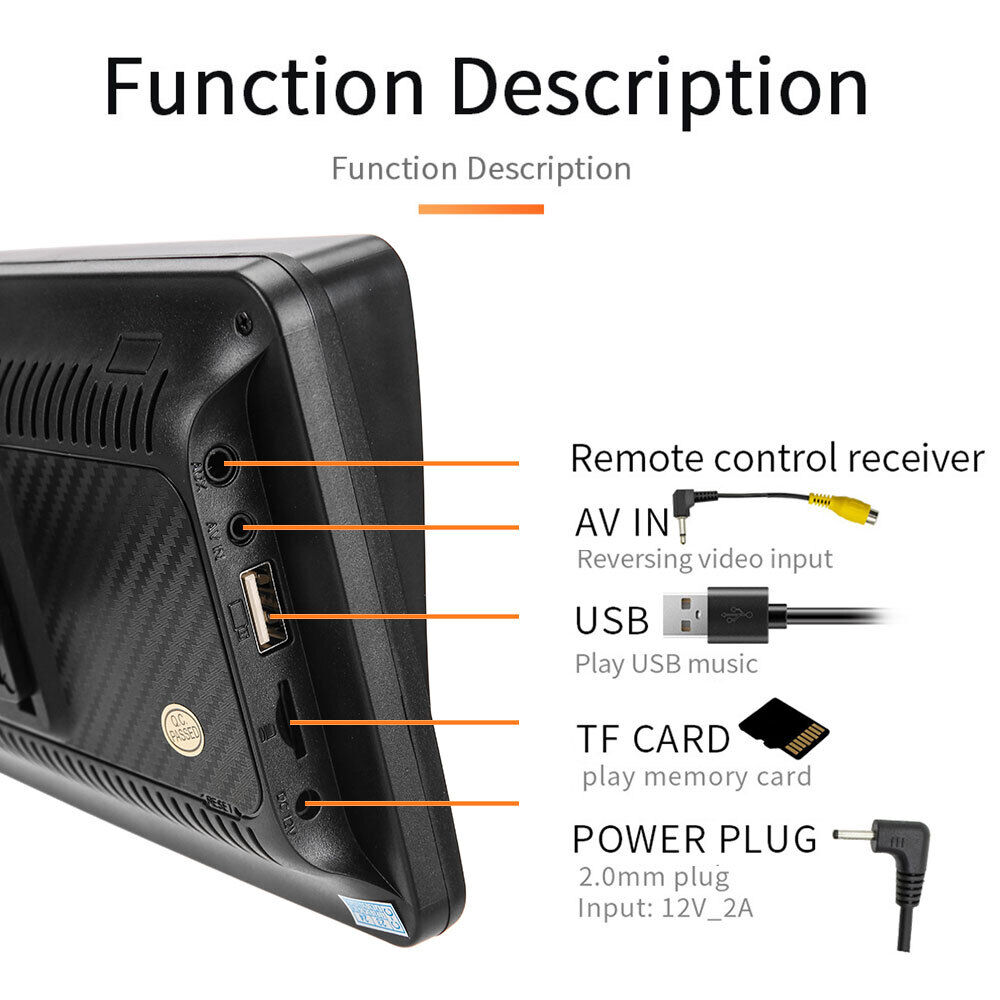 7" Wireless CarPlay Stereo | Android Auto | Touch Screen | Car Radio | AU Version