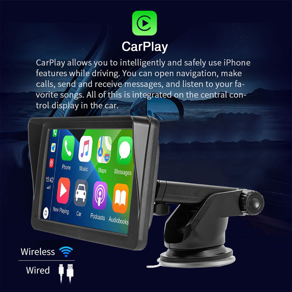 7" Wireless CarPlay Stereo | Android Auto | Touch Screen | Car Radio | AU Version