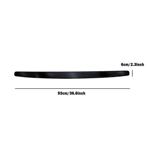 Black Car Chrome Front Bonnet Hood Trim Line | For ISUZU D-Max Dmax & MU-X
