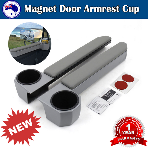 New Armrest Cup Holder Magnet Door For Land Cruiser 70 76 79 Series Hj ...