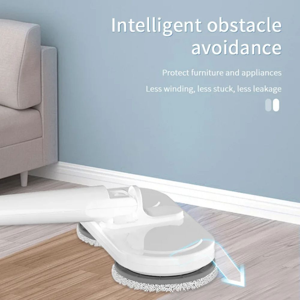 Cordless Electric Spin Mop | 6 Mop Heads | 5-in-1 Floor Polisher Sweeper Scrubber Washer