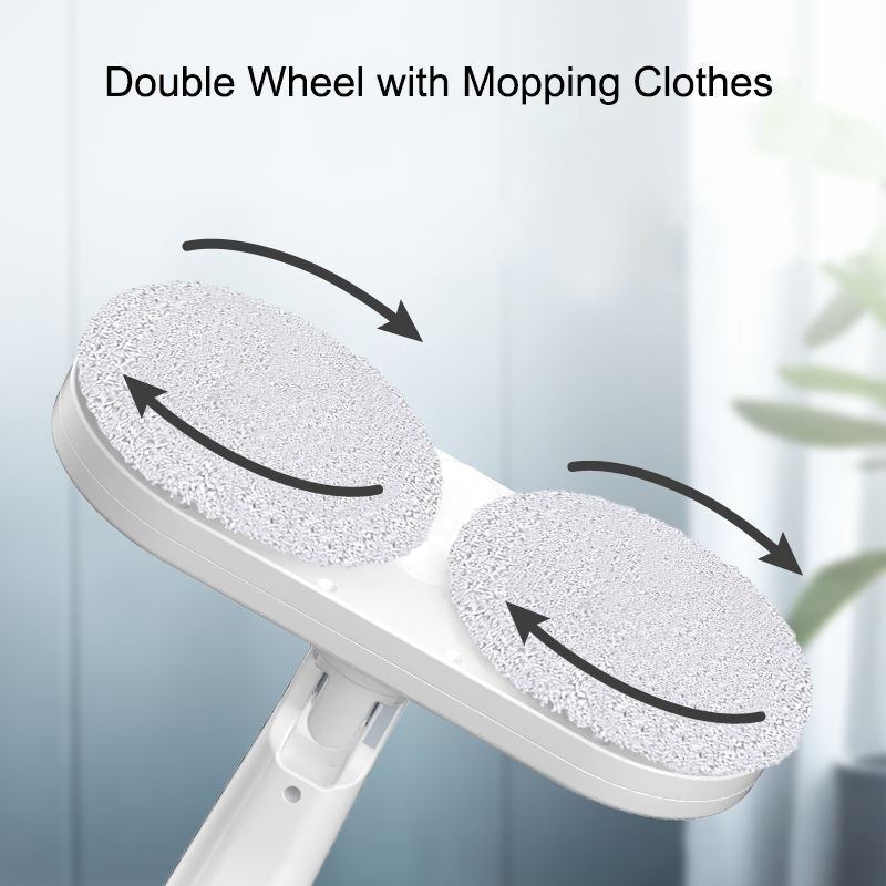 Cordless Electric Spin Mop | 6 Mop Heads | 5-in-1 Floor Polisher Sweeper Scrubber Washer