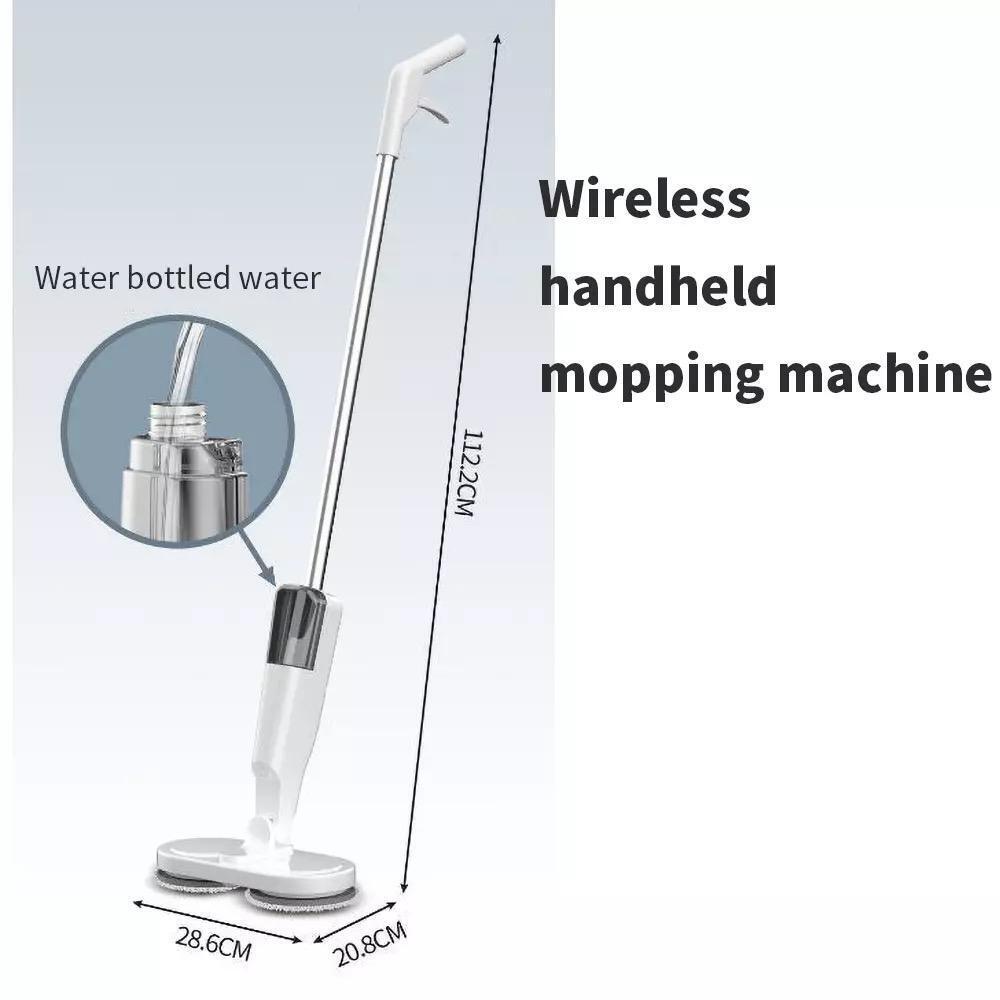 Cordless Electric Spin Mop | 6 Mop Heads | 5-in-1 Floor Polisher Sweeper Scrubber Washer