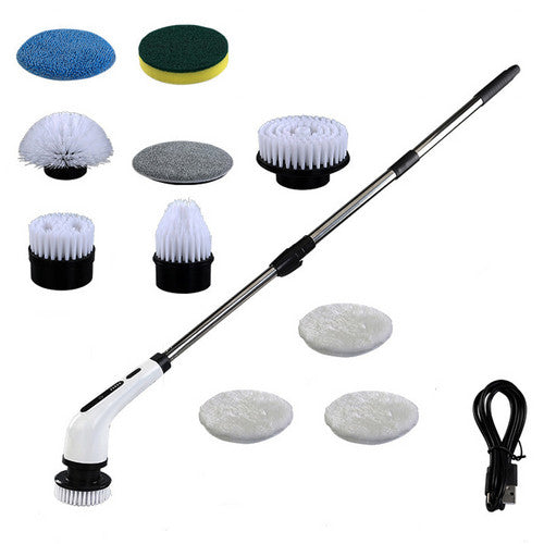 9in1 Electric Spin Scrubber | Turbo Scrub Cleaning Brush | Cordless Rechargeable Tool