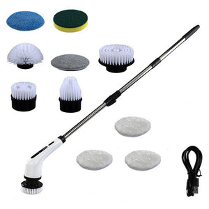 9in1 Electric Spin Scrubber | Turbo Scrub Cleaning Brush | Cordless Rechargeable Tool
