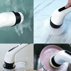 9in1 Electric Spin Scrubber | Turbo Scrub Cleaning Brush | Cordless Rechargeable Tool