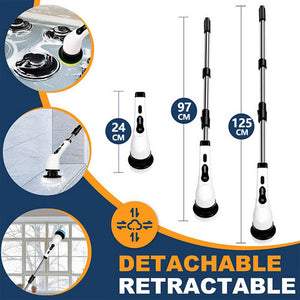 9in1 Electric Spin Scrubber | Turbo Scrub Cleaning Brush | Cordless Rechargeable Tool