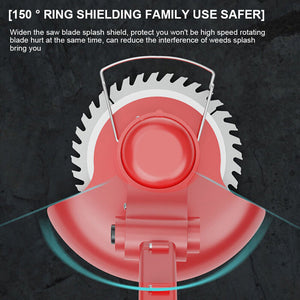 3-in-1 Cordless Grass Trimmer | Lawn Brush Cutter | Whipper Snipper | 2 Batteries