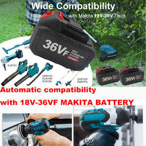 2x 7.0Ah 18V-36VF Li-ion Battery | Makita Battery LXT | BL1850 | BL1860B | BL1830 | BL1815