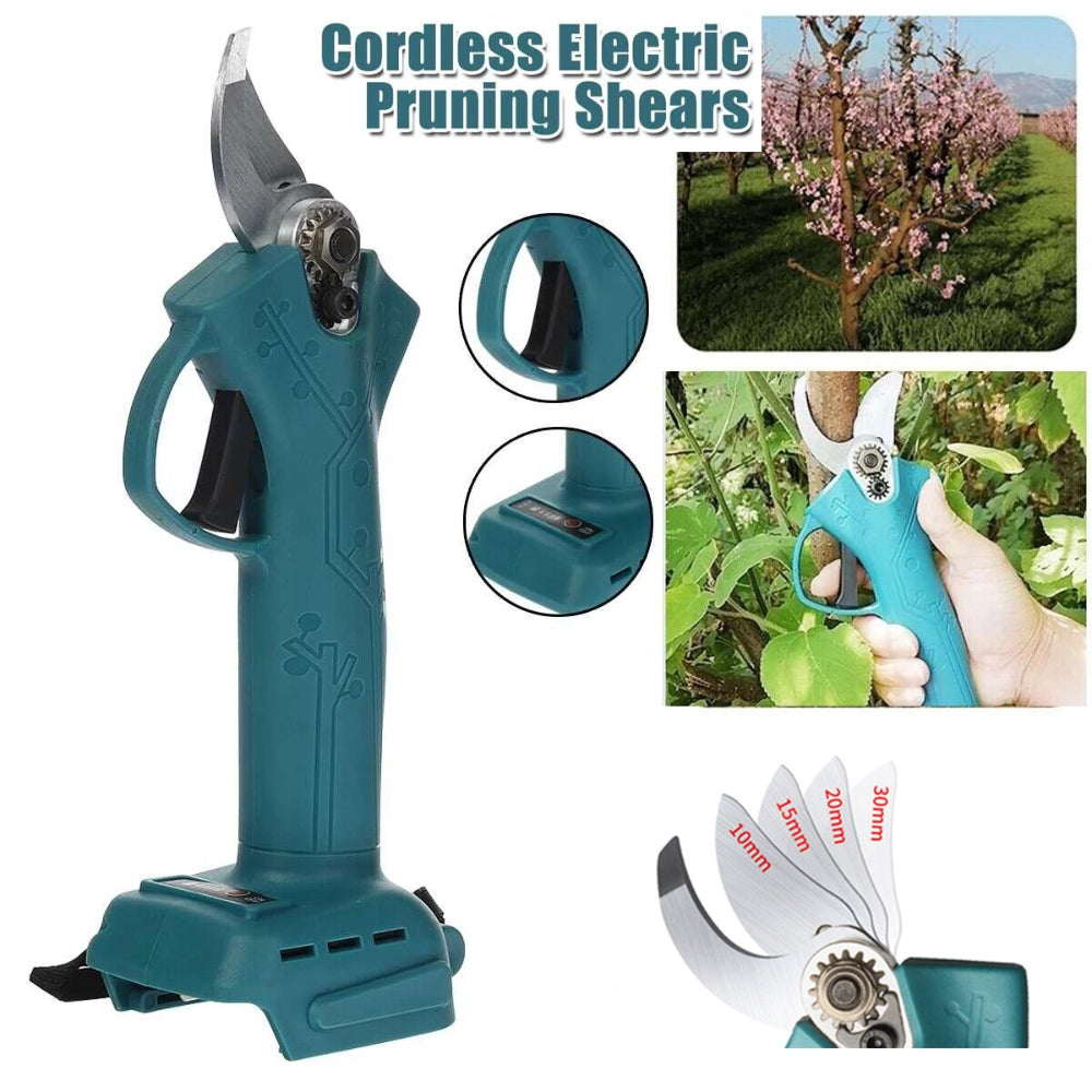 Cordless Electric Pruning Shears | Secateur | Rechargeable Branch Cutter | W/ 2 Battery