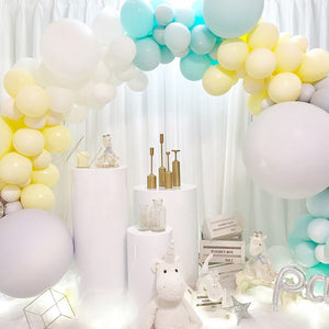 3PCS Display Stand | Round Cylinder Pedestal | With Balloon Set + LED Strip | Wedding | AU