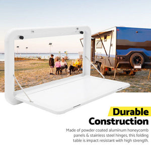 Caravan Folding Table | Picnic Camping Motorhome Outdoor Table | 800x450mm | Lockable