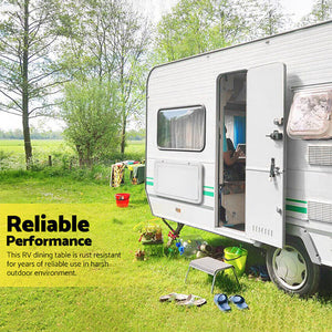 Caravan Folding Table | Picnic Camping Motorhome Outdoor Table | 800x450mm | Lockable
