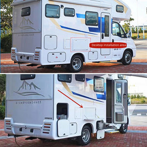 Caravan Folding Table | Picnic Camping Motorhome Outdoor Table | 800x450mm | Lockable